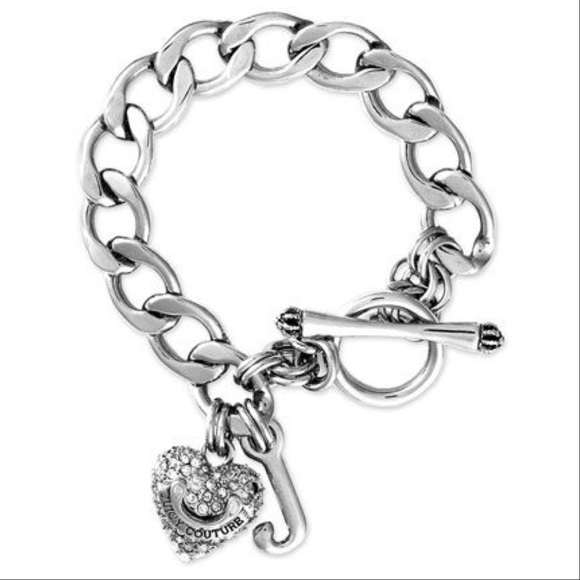 Juicy Couture Pavé Heart Starter Charm Bracelet - Picture 4 of 4